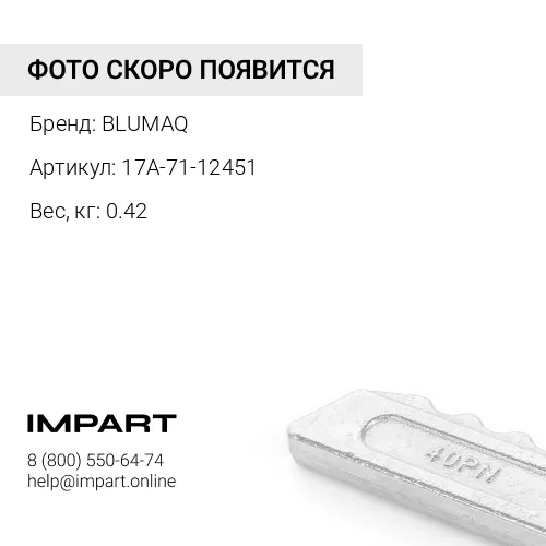 17A-71-12451 Болт BLUMAQ