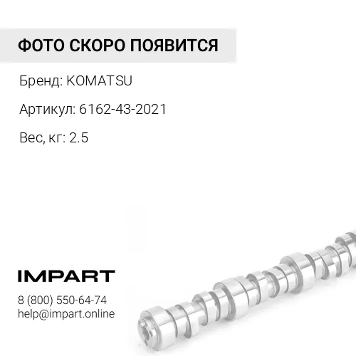 6162-43-2021 РЫЧАГ В СБОРЕ KOMATSU
