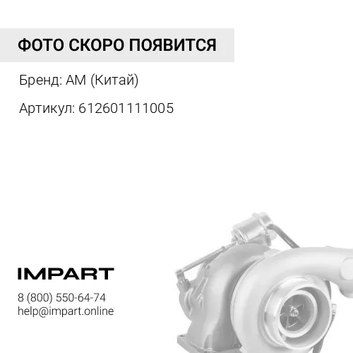 612601111005 Турбина WD615, WD10