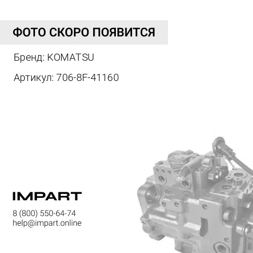 706-8F-41160 ПОРШЕНЬ В СБОРЕ KOMATSU