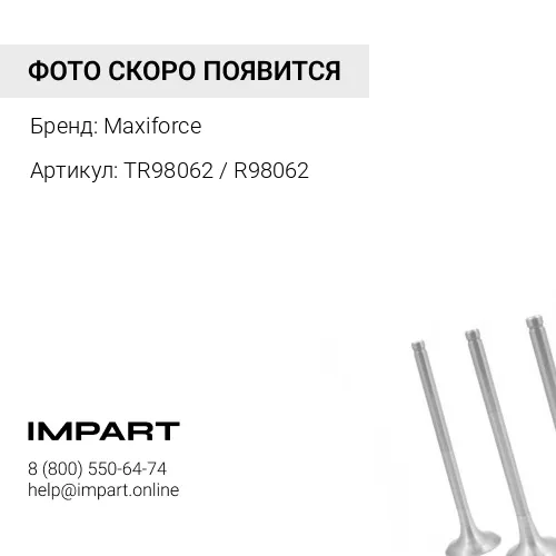 TR98062 / R98062 Клапан впускной John Deere 4045/6068 Maxiforce