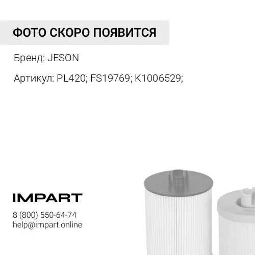 PL420; FS19769; K1006529; Фильтр топливный JS-1076 с колбой JESON