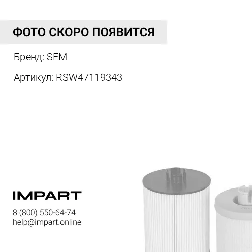 RSW47119343 Топливный фильтр SEM