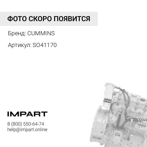 SO41170 Двигатель в сборе CUMMINS QSK19 CUMMINS