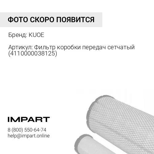 Фильтр коробки передач сетчатый 4110000038125 KUOE