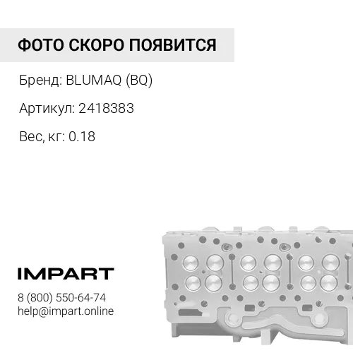 2418383 КЛАПАН ВЫПУСКНОЙ