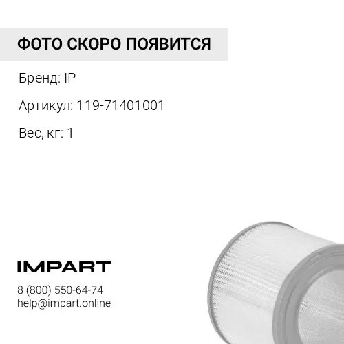 119-71401001Фильтр воздушный наружный IP