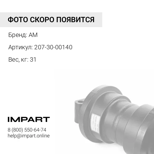 207-30-00140 Поддерживающий каток в сборе