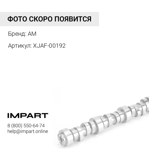 Втулка распредвала передняя Hyundai XJAF-00192 AM