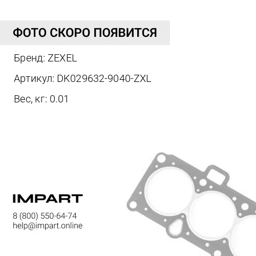 DK029632-9040-ZXL О-кольцо ZEXEL