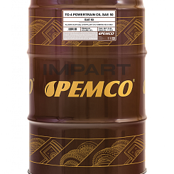 Масло трансмиссионно-гидравлическое PEMCO ТО-4 Powertrain Oil SAE 50 (60 литр) PEMCO