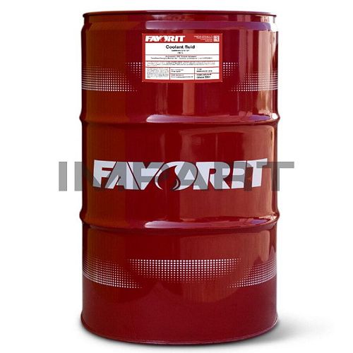ОЖ Favorit Antifreeze AFG12+ (-40°) красный/red (208 л)