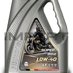 Масло моторное NERSON OIL 4T SuperBike synthetic 10W-40 4л (городской мото/спортбайк) Nerson