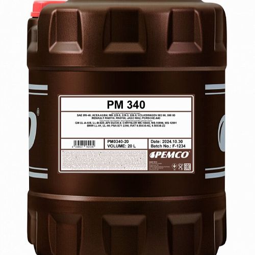 Масло моторное PEMCO 340 SAE 5W-40 (20литр)